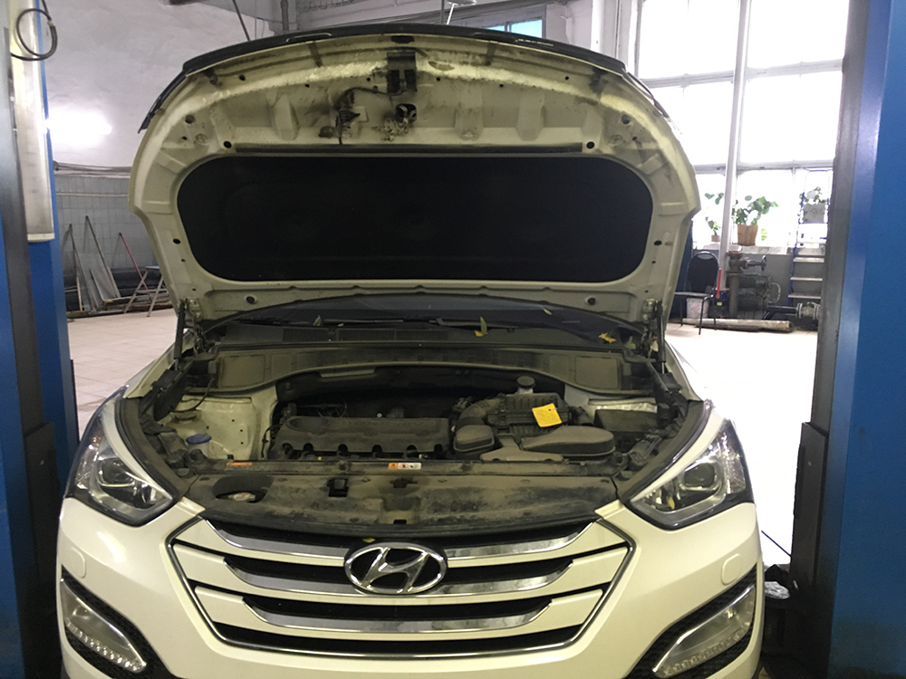 Профилактика полного привода Хендай Санта Фэ. (Hyundai Santa Fe DM)